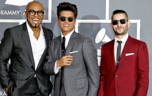 LOS ANGELES, CA-FEBRUARY12, 2012: 170117.CA.0212.Grammy.KDM Bruno Mars and The Smeezingtons at the 54th Annual Grammy Awards at the Staples Center in Los Angeles on February 12, 2012. (Kirk McKoy / Los Angeles Times)